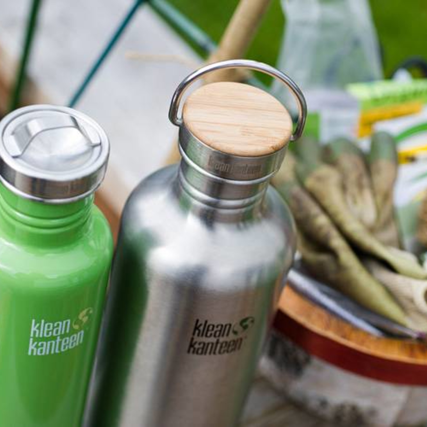 Klean Kanteen Ringdop RVS of Bamboe